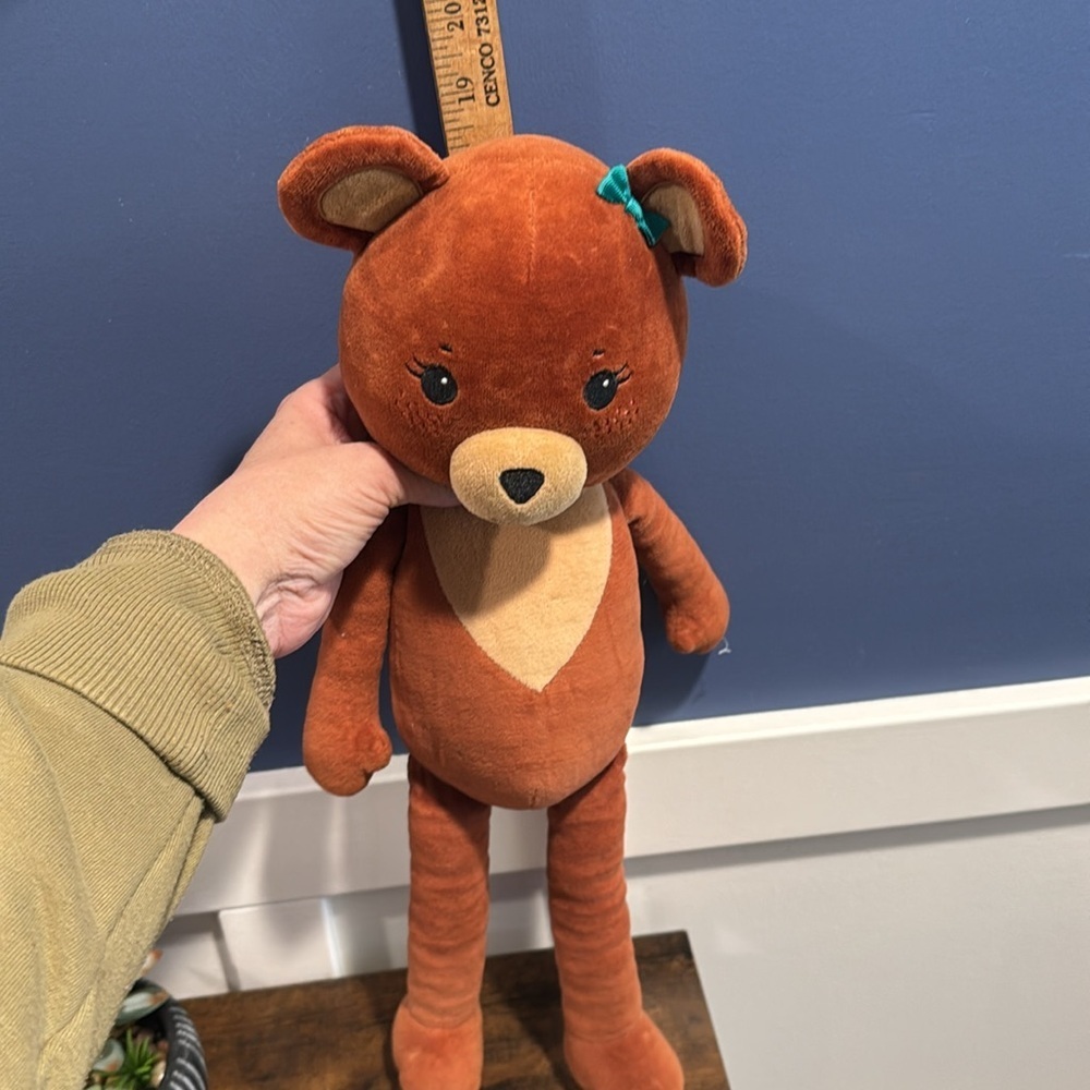 Matilda Jane Plush Stuffed Animal Toy Poly Bear With outfit Shirt 19 in Tall - Picture 14 of 16